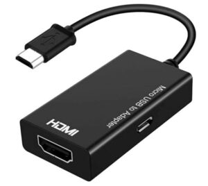 micro USB to HDMI adapter